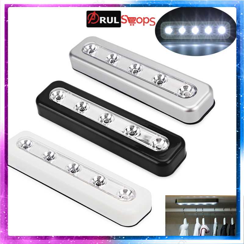 Push Touch Wall Light LED Lamp 5 LED