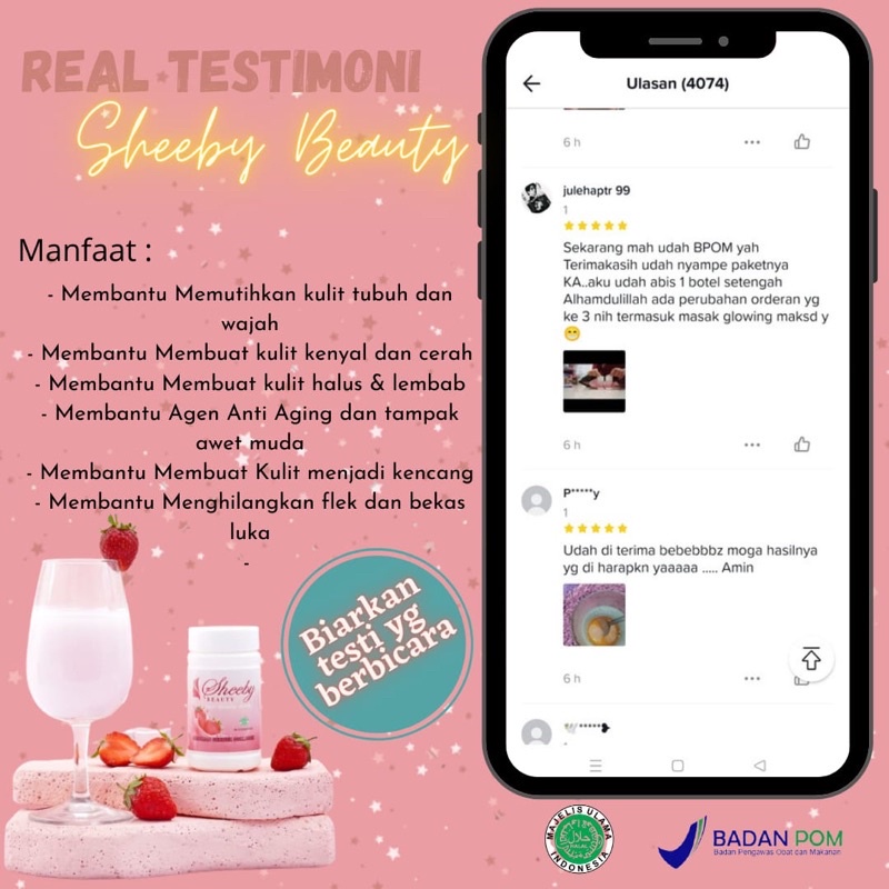 READY STOCK! SHEEBY BEAUTY COLLAGEN | SHEEBY BEAUTY MINUMAN PEMUTIH BADAN