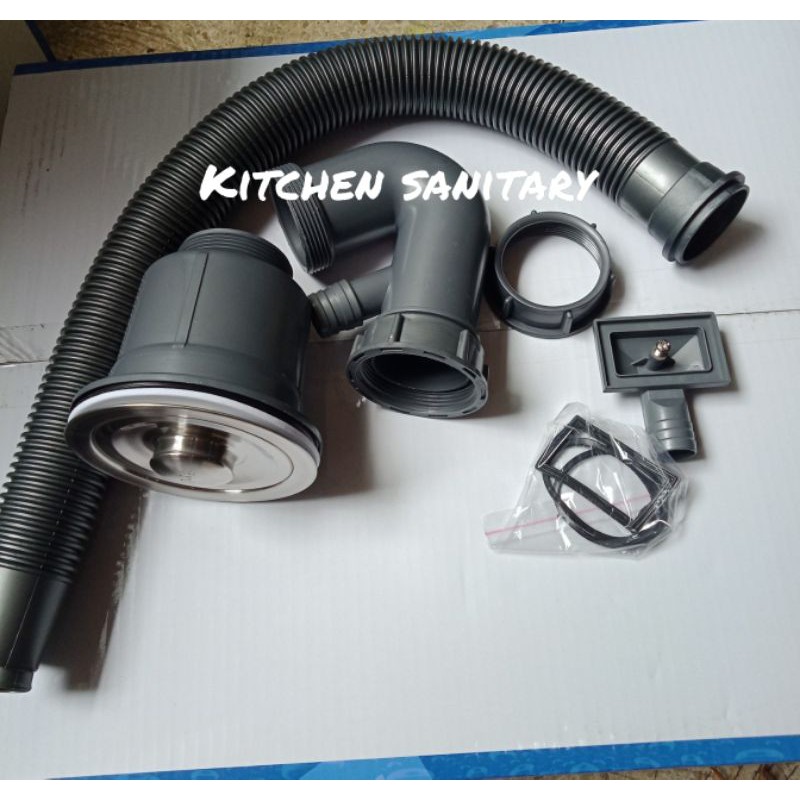 Paket komplit kitchen sink 5040 stainless &quot; PROMO &quot; / paket sink 5040 stainless