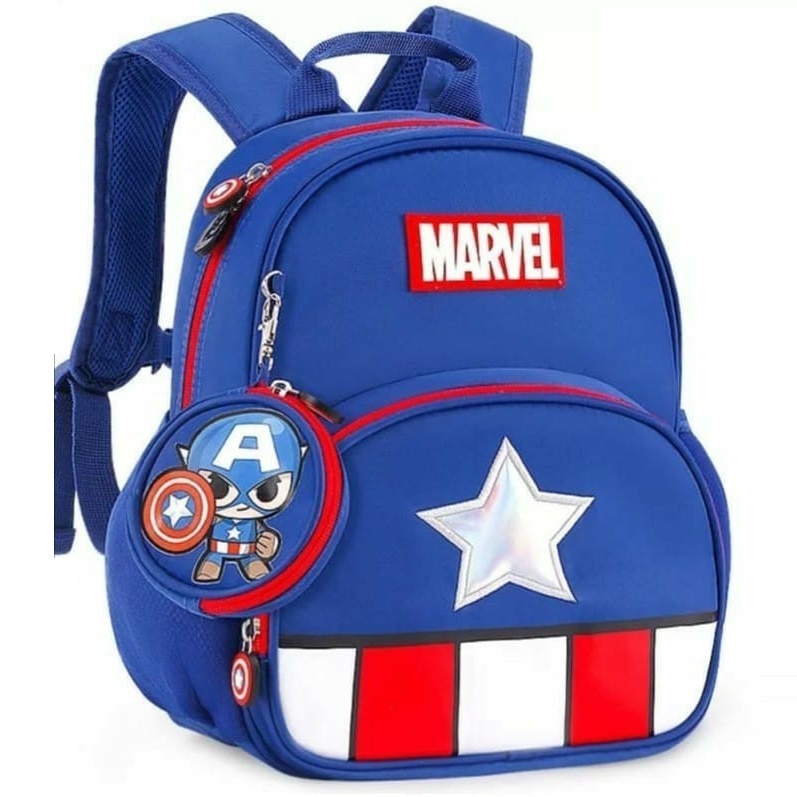 [COD] Tas Ransel Anak Super Hero Backpack PAUD TK SD Ransel Sekolah Anak Terbaru 2023 Kekinian