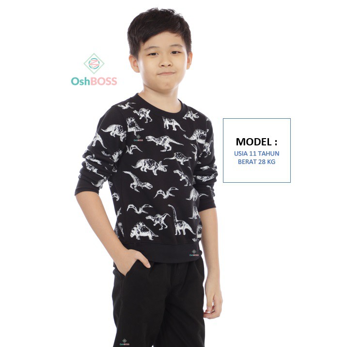 (COD) Jacket Sweeter Anak Keren-Dino Hitam