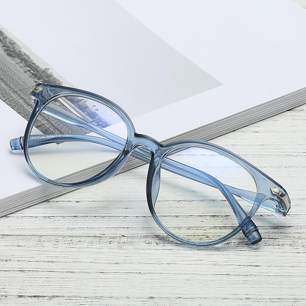 Needway   Kacamata Lensa Bening Fashion Eyewear Wanita Anti Blue Light PC Metal Transparan Glasses