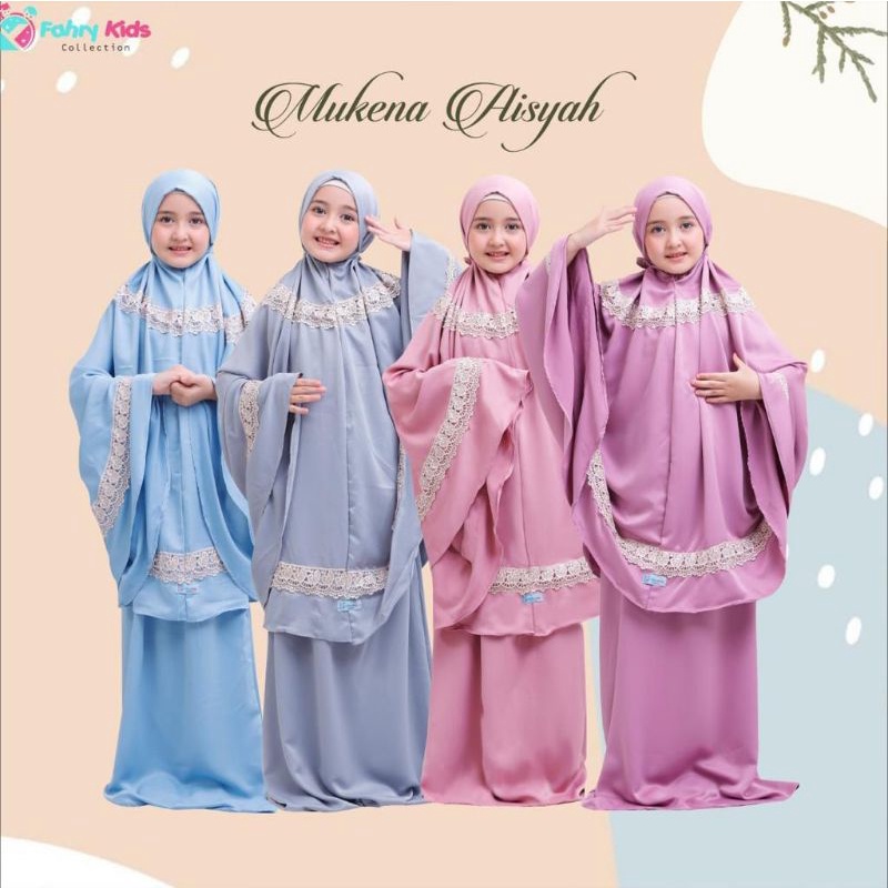 Mukena Anak Size Tanggung. Mukena Tanggung. Mukena Aisyah
