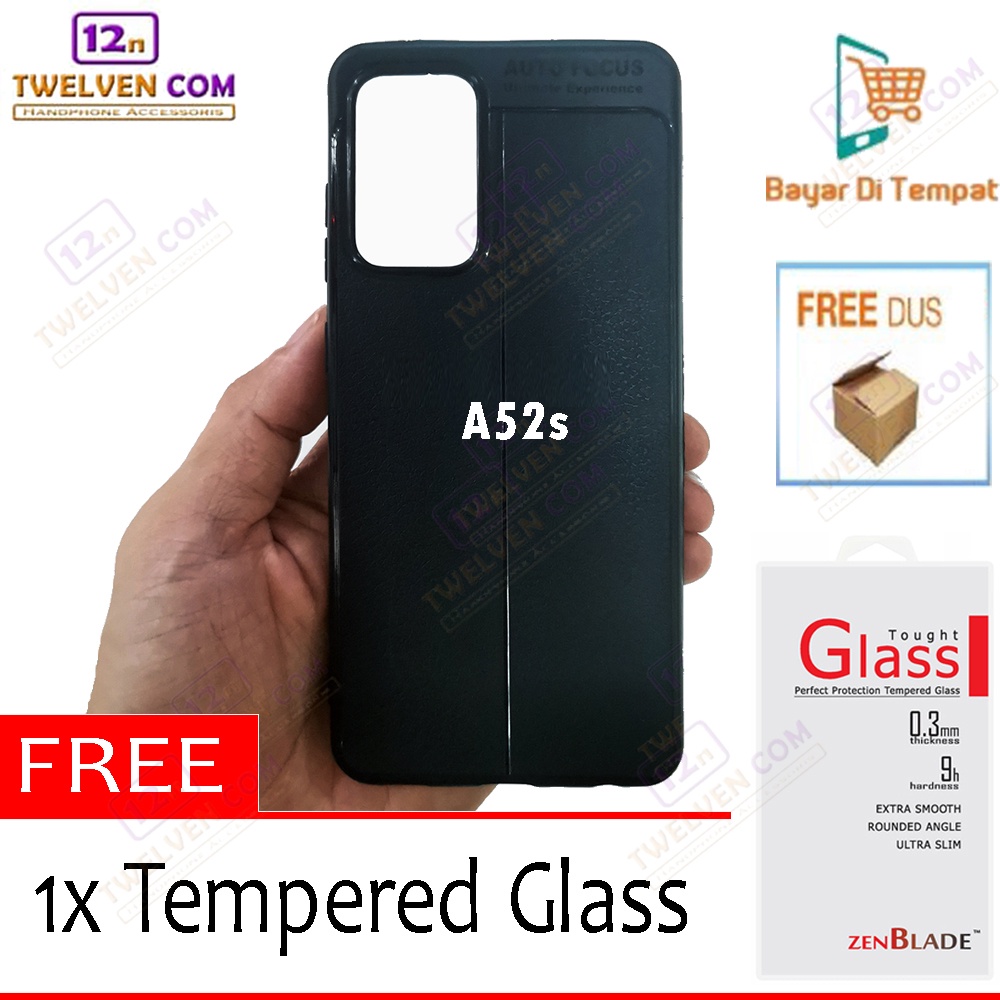 [FLASH SALE] Case Auto Focus Softcase Samsung A52s 5G - Free Tempered Glass