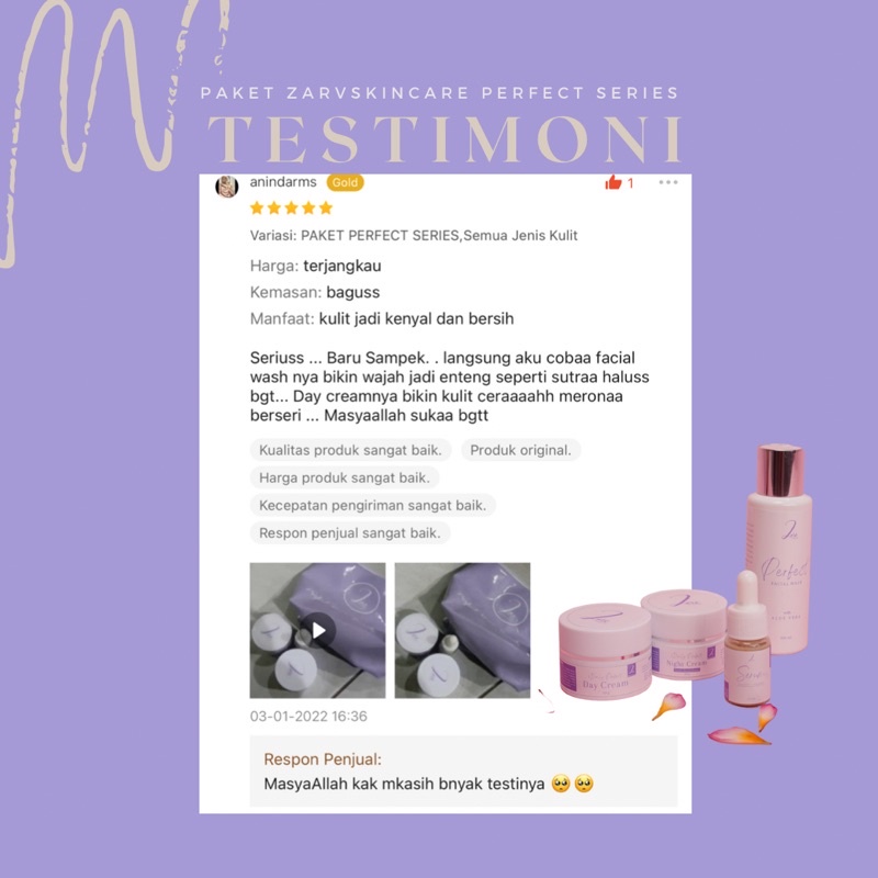 TERLARIS‼️ PAKET GLOWING PERFECT SERIES ZARV/ PAKET WHITENING / PAKET ACNE GLOWING / PAKET BRIGHTENING// zarv.skincare-5