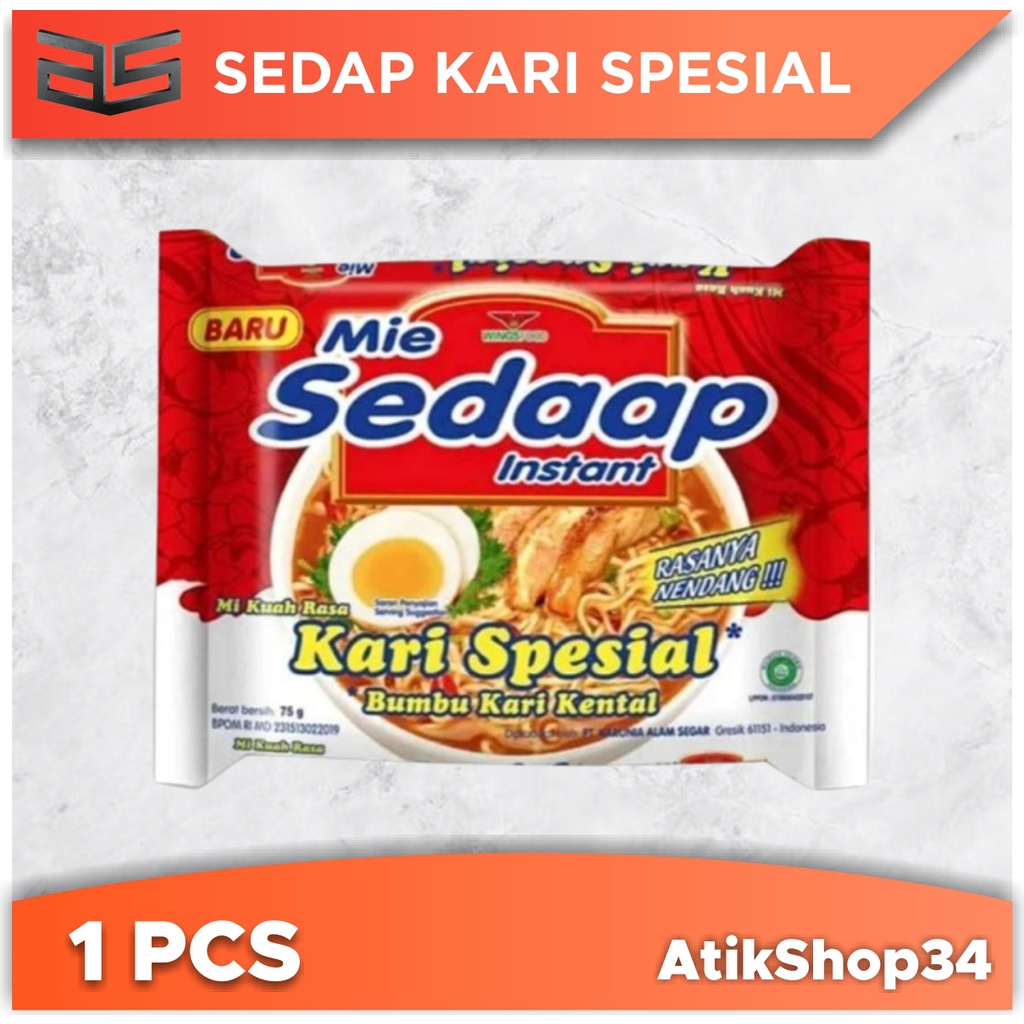 

SEDAP KARI SPESIAL / MIE INSTAN RASA KARI SPESIAL