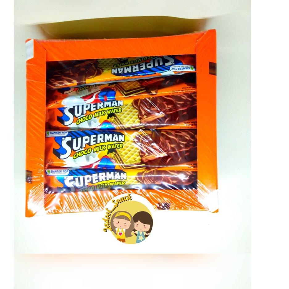 

[KODE PRODUK R0T077537] Wafer Superman isi 20 Pcs x 9Gr JADUL by Jadoel Snack