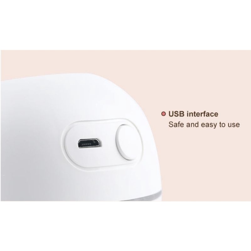 Diffuser Mini Humidifier USB Small Sprayer Air Purifier LED Ruangan Pewangi Oil Burner Aroma Ruang