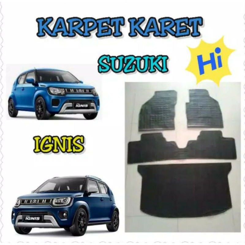 karpet karet mobil ignis full set