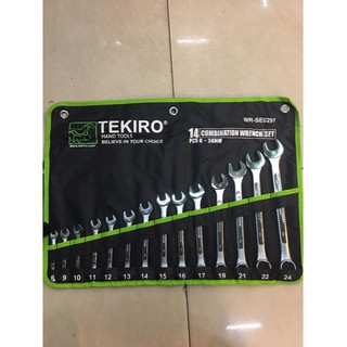 Jual KUNCI RING PAS SET 14 PCS 8-24 TEKIRO COMBINATION WRENCH SET 8