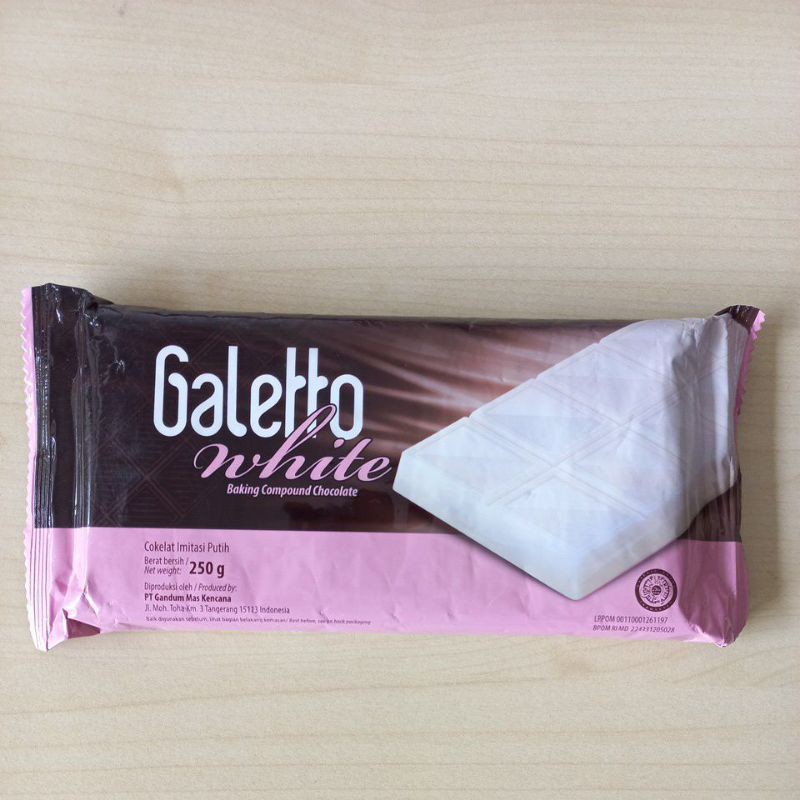 

galetto White compound chocolate 250g