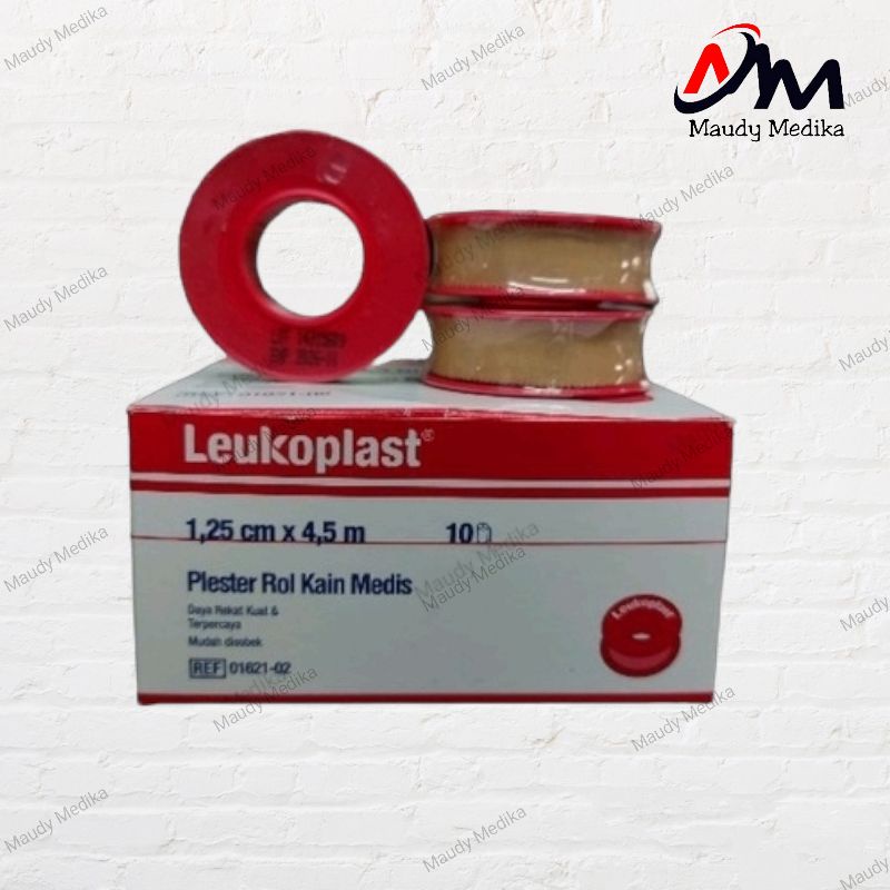 Plester Leukoplast ukuran 1,25cm 5cm dan 7,5cm Leukoplast
