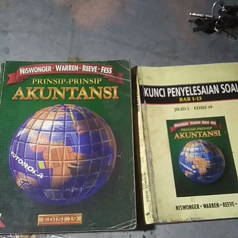 prinsip-prinsip akuntansi + kunci penyelesaian soal - niswonger edisi 19