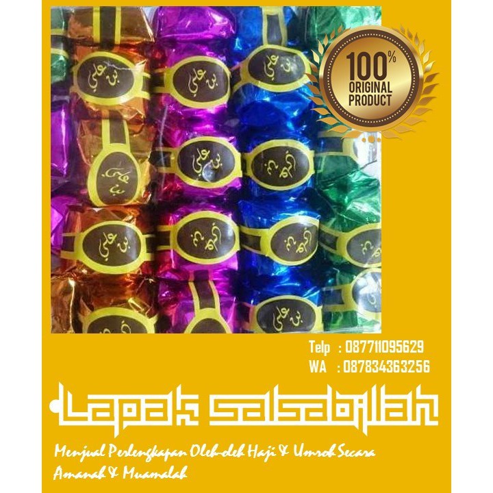 

Coklat Rainbow Oleh-oleh Haji dan Umroh 500gr