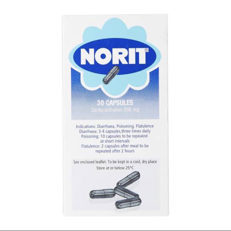 Norit Carbo Activatus Singapore Netherland Belanda obat diare import