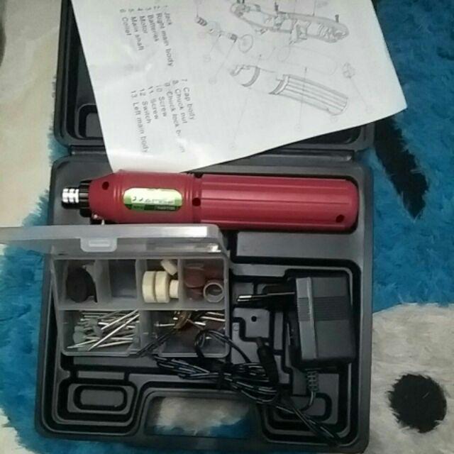 Mini Rotary Die Grinder Tuner Gerinda Bor Tangan Tunner Fisch Komplit 60pc