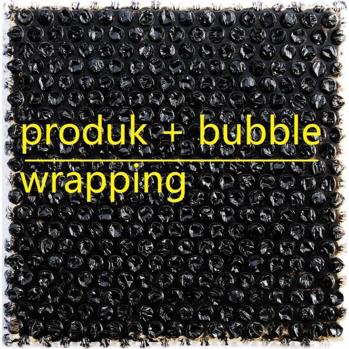

Tambahan packing bubble hitam kertas kado