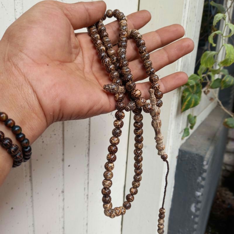 Tasbih Kayu Liwung Macan Asli  6mm Tasbih Kayu  Liwung Macan Tasbih Kayu  Liwung Macan super