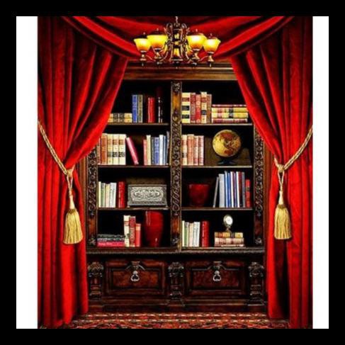 {BISA COD} Background Foto / Rak Buku/ Latar Belakang Wisuda WS-30 Studio Photo PRODUK TERBATAS Kode