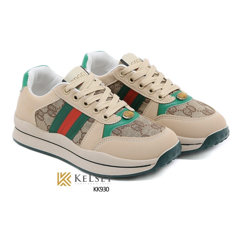 NICOLE Sepatu Sneakers Wanita Kelsey Import KK930