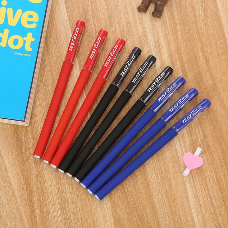 

Bolpen Gel GP-380 Test 2 / Warna Hitam Biru / Bolpoin Gel / ATK / Kualitas Import / Murah / Best Seller!!