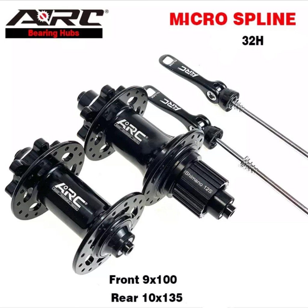 Hub Freehub ARC 32H Micro Spline 12 Speed Disc Brake Bearing Hub 6 Pawls 114 Clicks freehub sepeda a