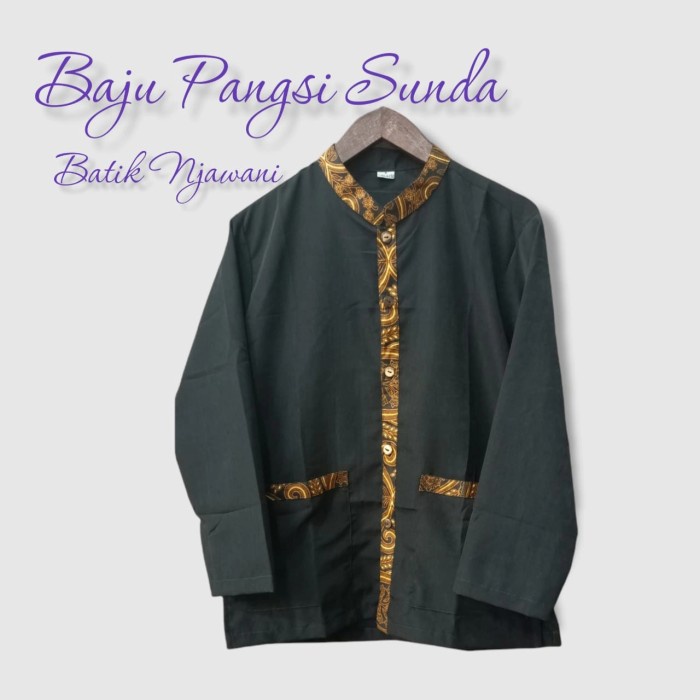 WS BAJU PANGSI SUNDA PAKAIAN ADAT DEWASA BAJU ADAT JAWA BARAT - XXL
