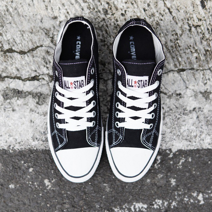 BISA COD !! SEPATU PRIA CASUAL SNEAKERS ALLSTAR LOW CLASIC HITAM SEPATU PRIA / WANITA