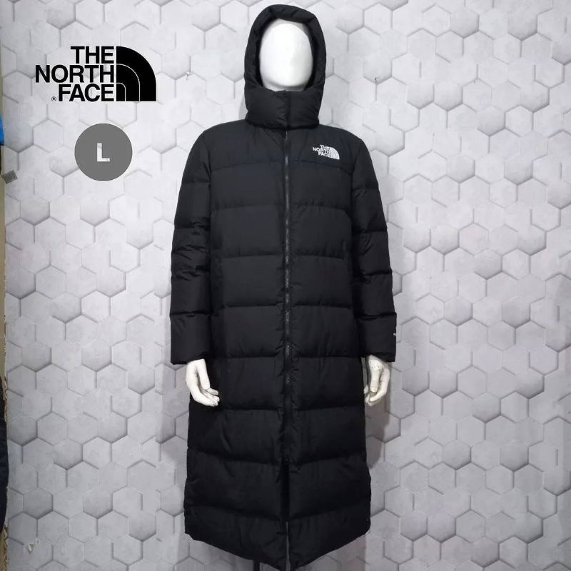 Jaket Long coat Duster The north face Down fp550 bulu angsa