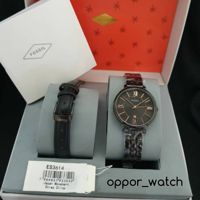 Jam Tangan Wanita Fossil ES3614 Fullset