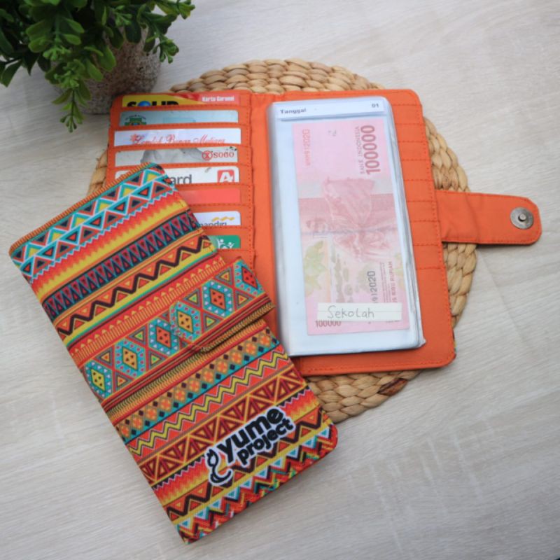 DOMPET PINTAR VOL 3 POLOS &amp; MOTIF 3.2 YUMEPROJECT wallet dompet organizer keuangan hemat budget yume project