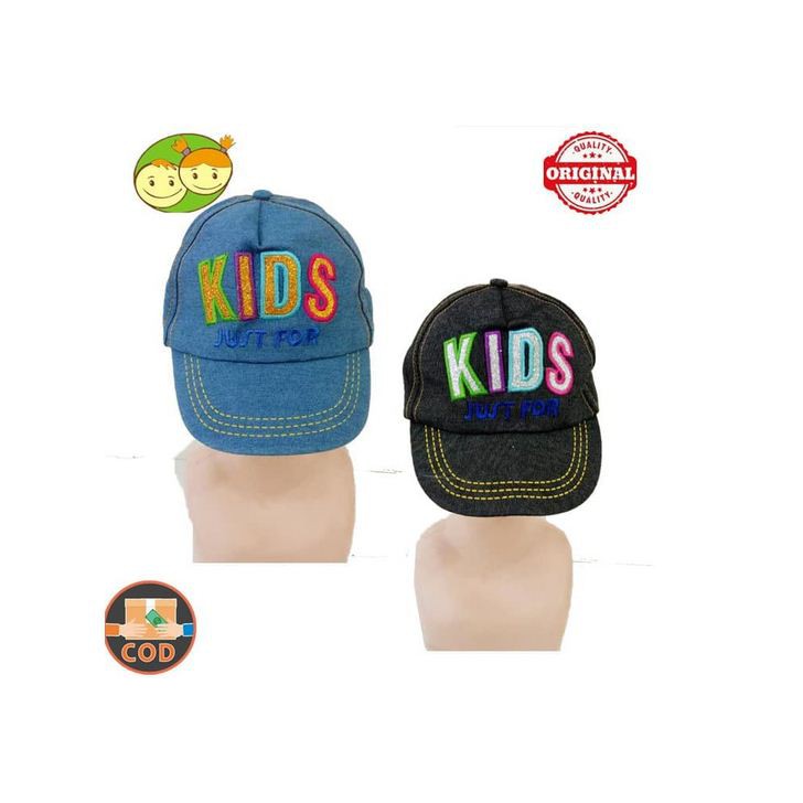 Reliable Topi Pad Bayi Laki Laki Korea Keren / Topi Bayi Blue Jeans