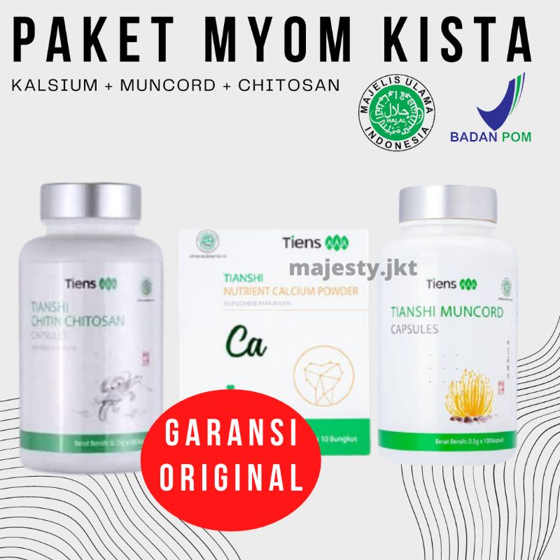 Suplemen untuk Miom/ Myom dan Kista Original | Obat Herbal Kista Miom/ Myom