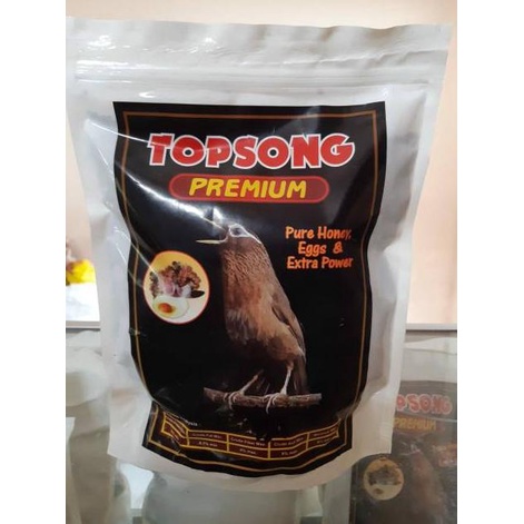 [KODE DGVU0] TOPSONG TOP SONG PREMIUM PAKAN MAKANAN VOER BURUNG WAMBI HWA MEI MURAI CENDET PROTEIN T