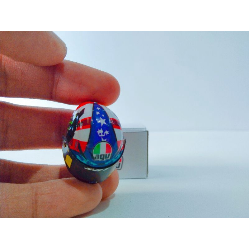 miniatur helm Joan mir 36 skala 1:12