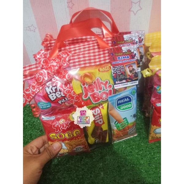 Mini snack ulang tahun/ Paket ultah snack / Snack ultah murah