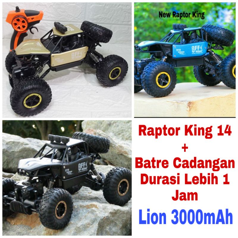 PROMO COD MOBIL REMOT CONTROL RC Offroad 4x4 METAL 4WD ROCK CLIMBER 2.4GHZ MAINAN REMOTE KONTROL