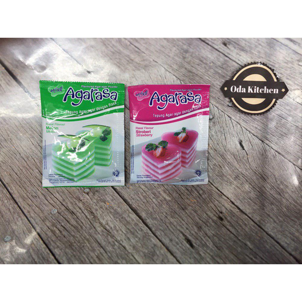 AGARASA  POWDER MELON DAN STRAWBERRY 10gr