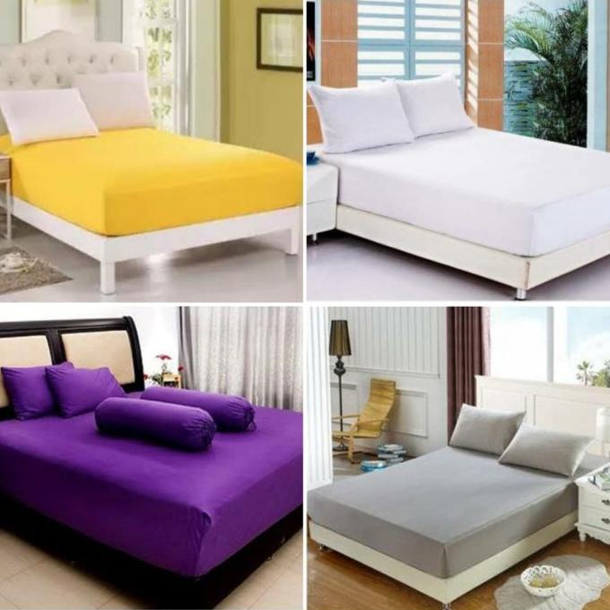 SPREI POLOS KATUN JEPANG CVC 120X200 ANEKA WARNA