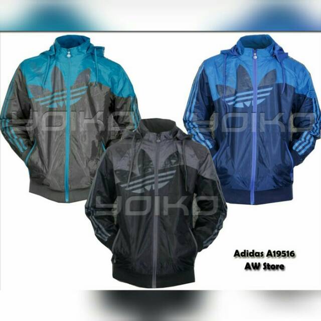 Jaket adidas windbreaker Men A19516 Grade Original Import