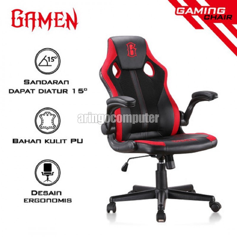 Gaming Chair GAMEN Thronus Black-Red