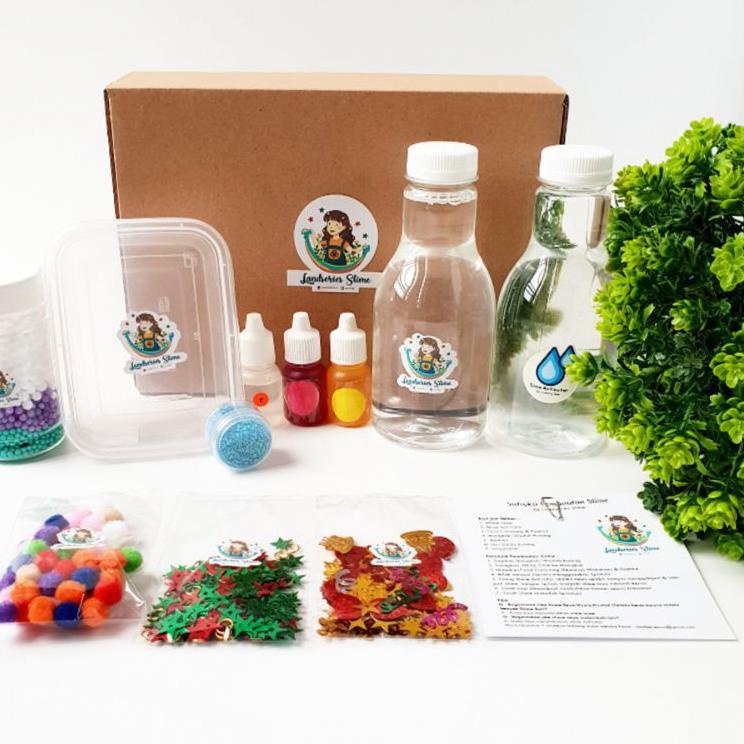 Jangan Ketinggalan order..  DIY Mini Clear Slime Kit by Landseries Slime | Bahan Slime