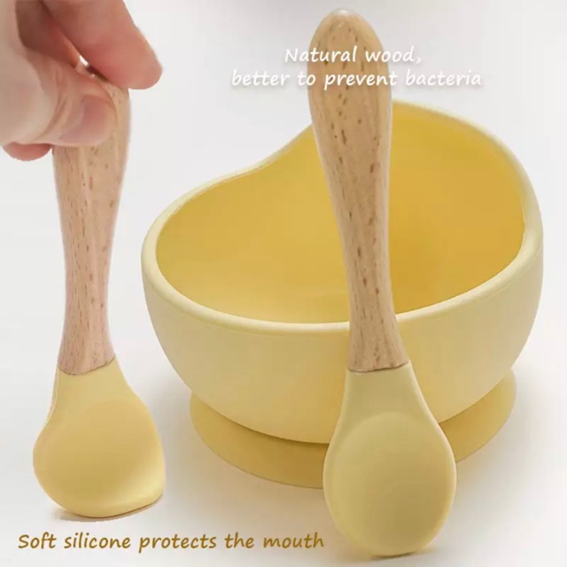 Baby silicone bowl