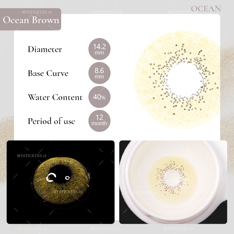 [✅COD] MYSTICEYES SOFTLENS OCEAN SERI 14.2MM (NORMAL)