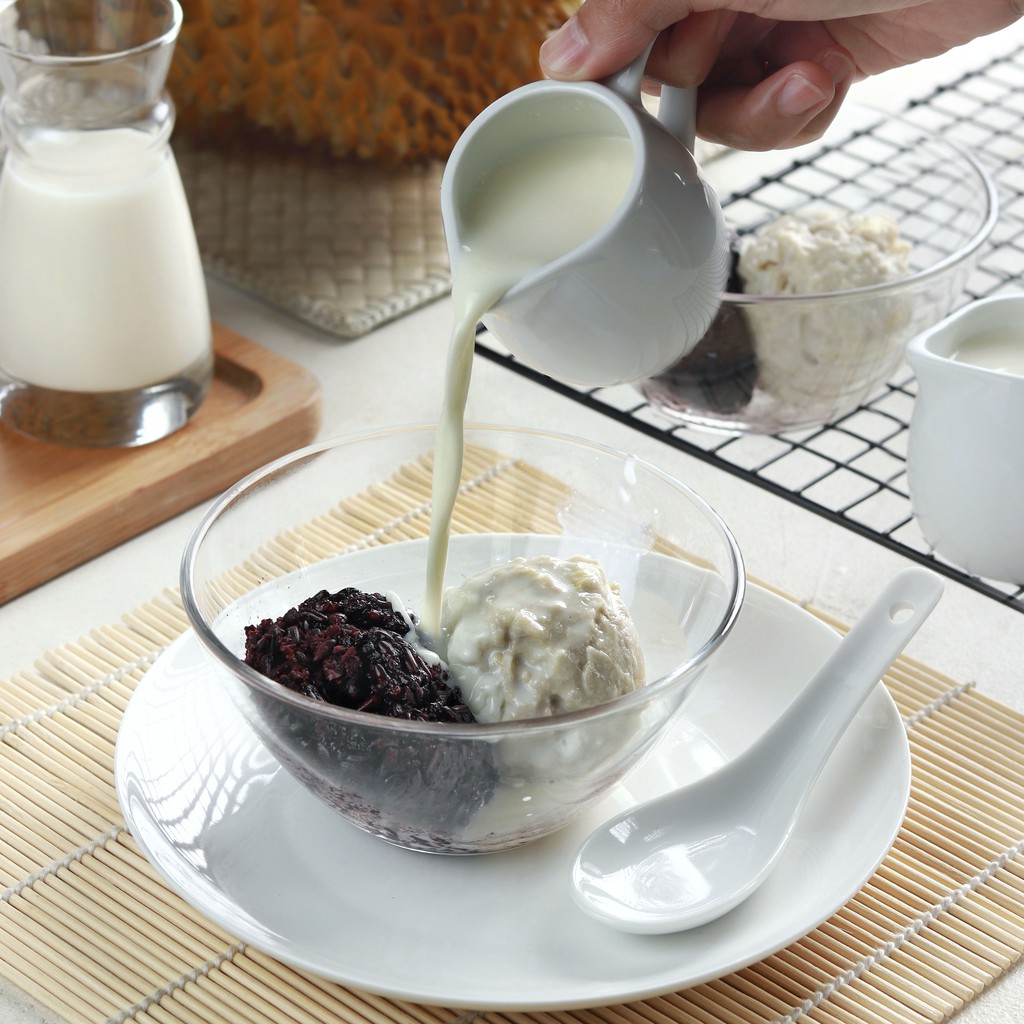Tebet Belah Doeren Dessert Durian Sauce Vanilla 1 Porsi