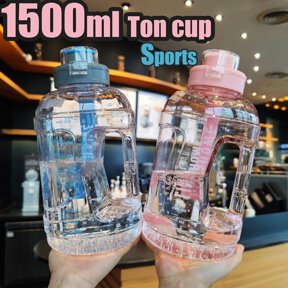 Solighter 1500ml Botol Air Portable Kapasitas Super Tinggi Teko Air Anti Bocor