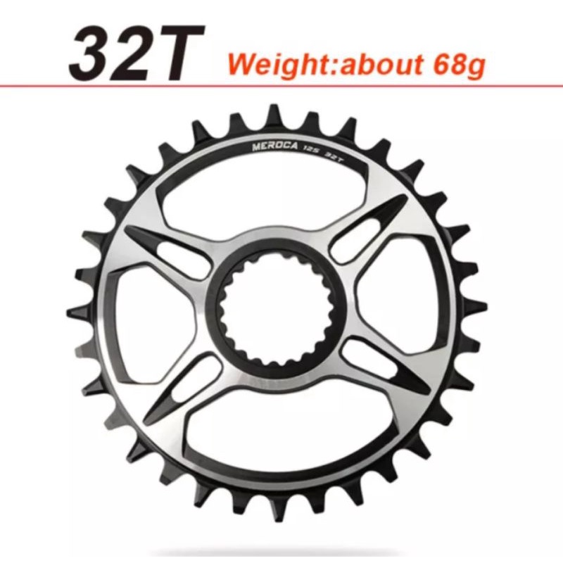 Meroca Chainring 32T 12 Speed For Crank Arm Shimano M6100 M7100 M8100 M9100 Chainring Direct Mount Shimano