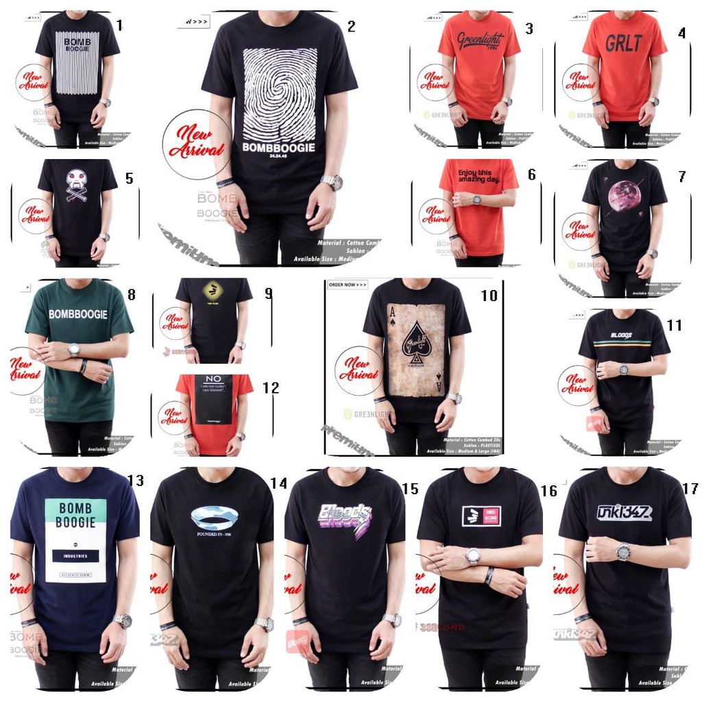  Kaos  Distro  Simple Fashion Termurah Se Jawa Barat Full 