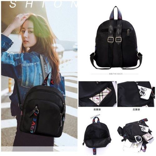 GI 3658 RISCE TAS RANSEL LOVE OXFORD IMPORT WANITA CEWEK PEREMPUN JAKARTA jtf