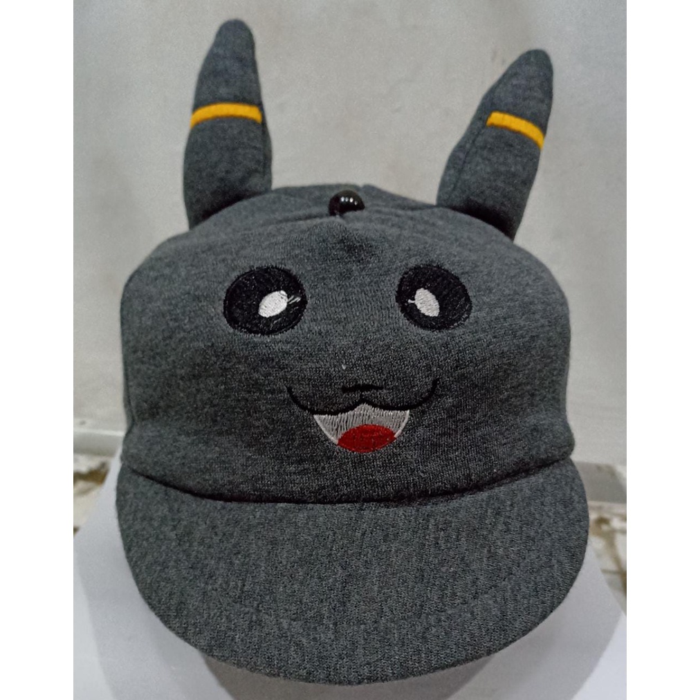 TOPI ANAK KARAKTER POKEMON/PIKACHU